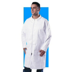 Tyvek<sup>&reg;</sup> Labcoat, zip, no pocket