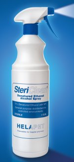 SteriClean<sup>&reg;</sup> Denatured Ethanol Alcohol Spray (0.9l bottle)