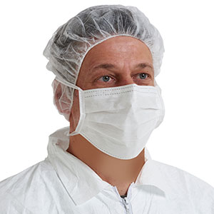 BioClean™ Cleanroom Tie-on Facemask <br /><span class=verysmall>Sterile and non-sterile</span>