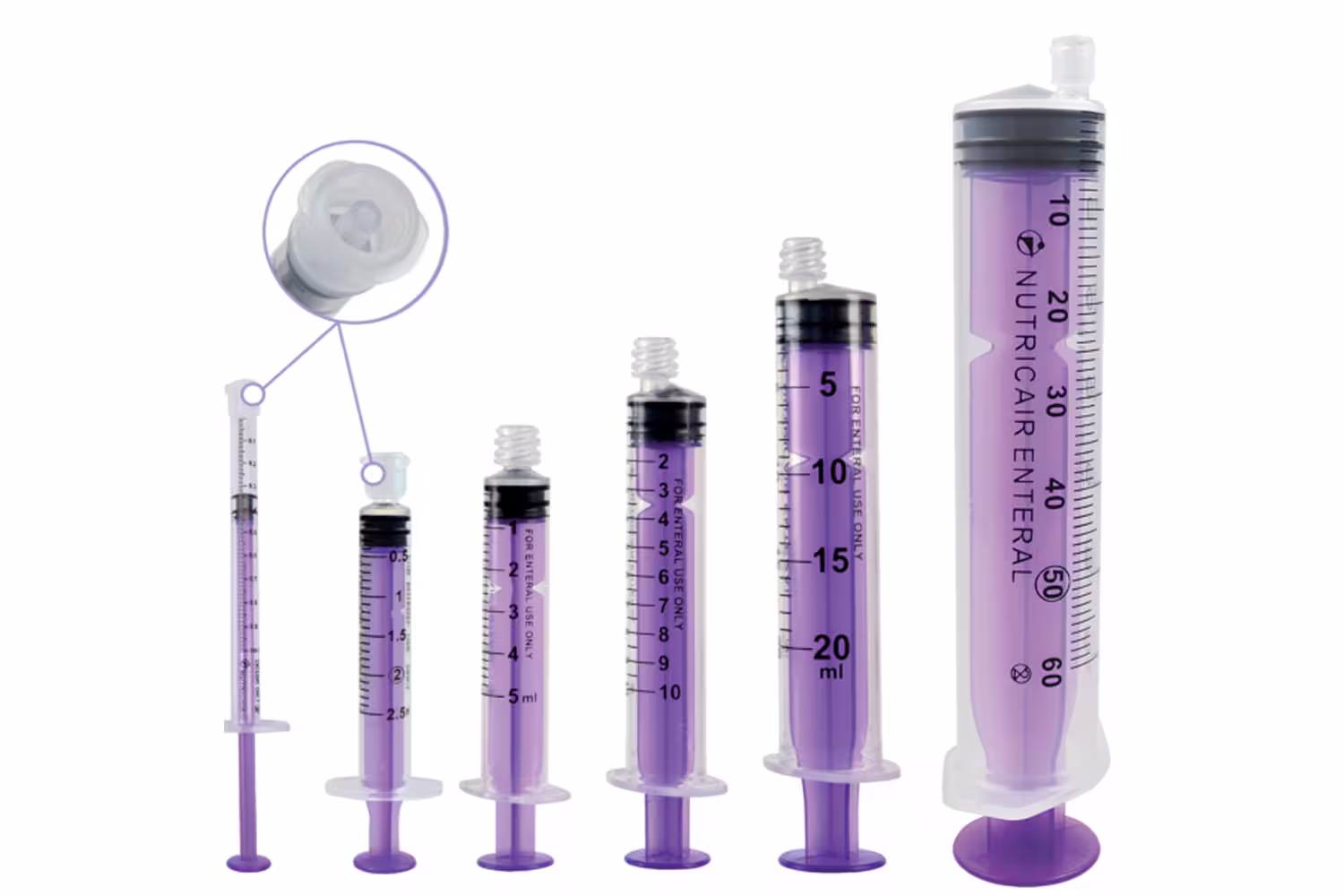 Nutricair™ Enteral Syringes Nutricair™ Enteral Syringes