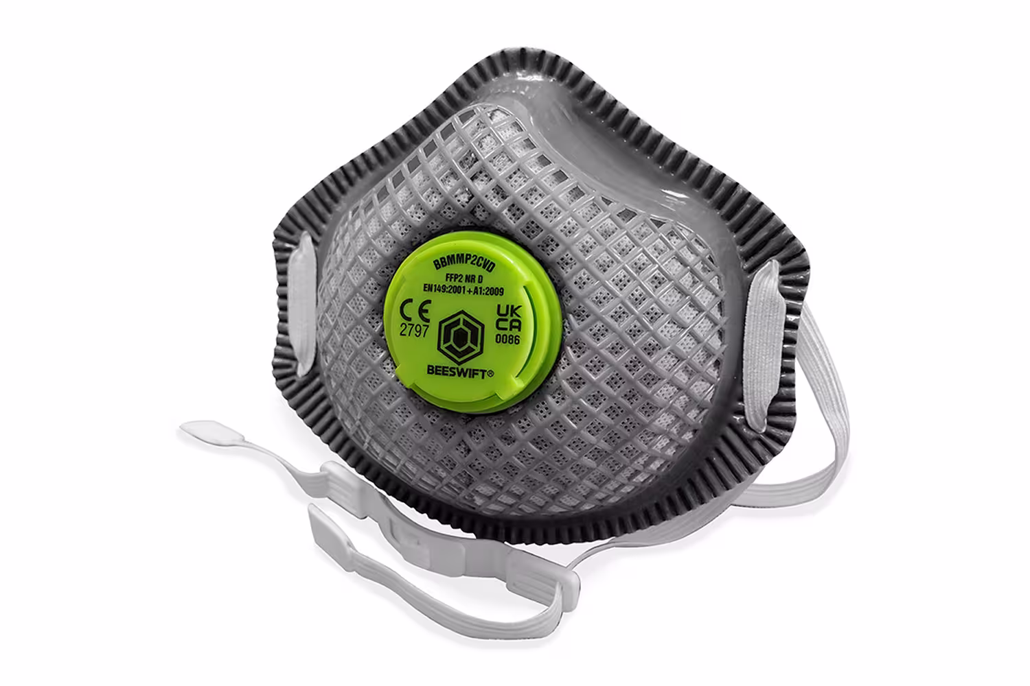 FFP2 P2CV Charcoal Mesh Facemask