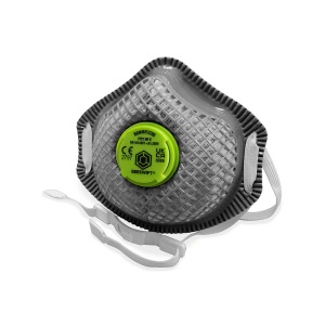 FFP2 P2CV Charcoal Mesh Facemask