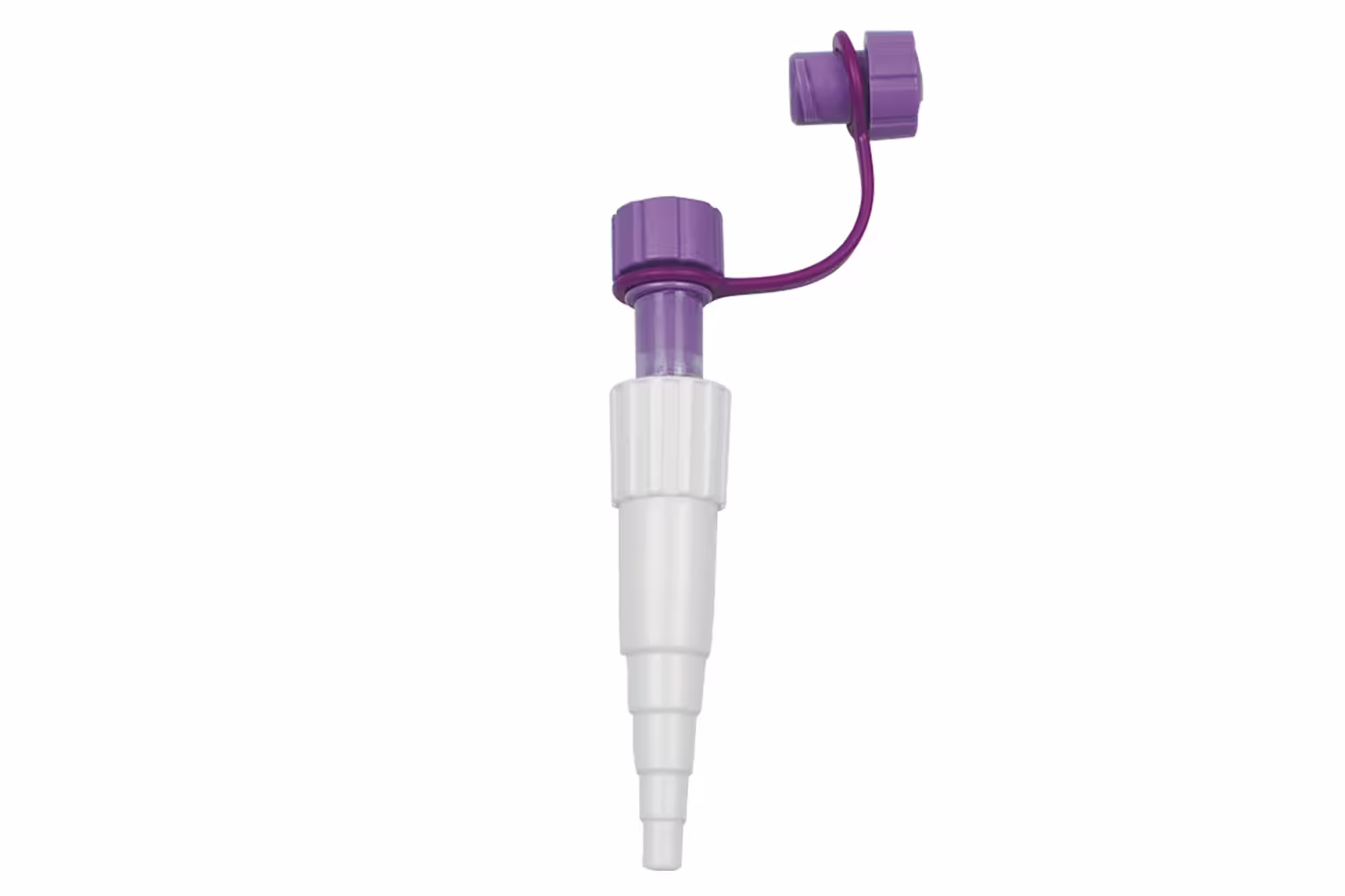 Nutricair™ Stepped Adapter w/ Male ENFit Connector and Cap 
