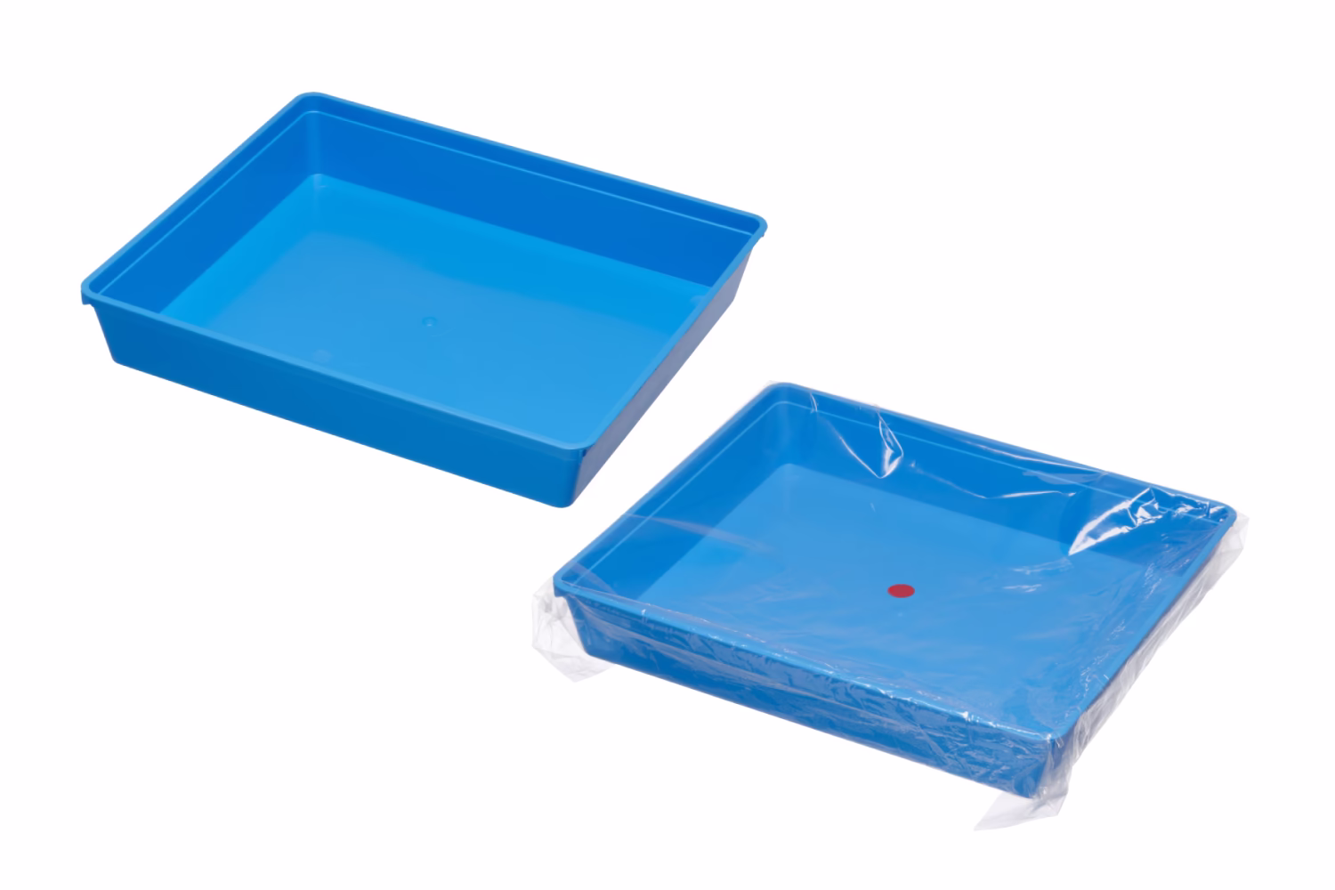 Large Blue Trays