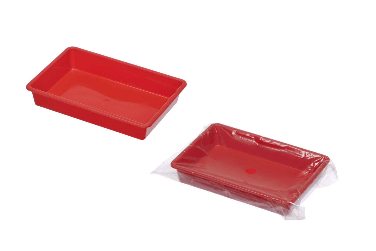 Small Red Trays - Sterile and Non-Sterile