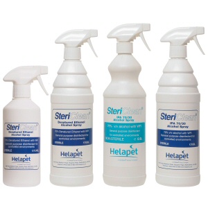 Alcohol Sprays <span class=smallest> <br />Sterile and non-sterile</span>