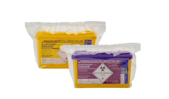 New 1L Sterile Sharps Bin range