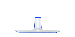 Male Luer Slip (24mm and 25mm filters)